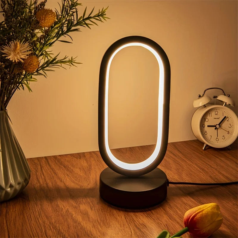 | Modern U-formad LED bordslampa | Veska 32 cm