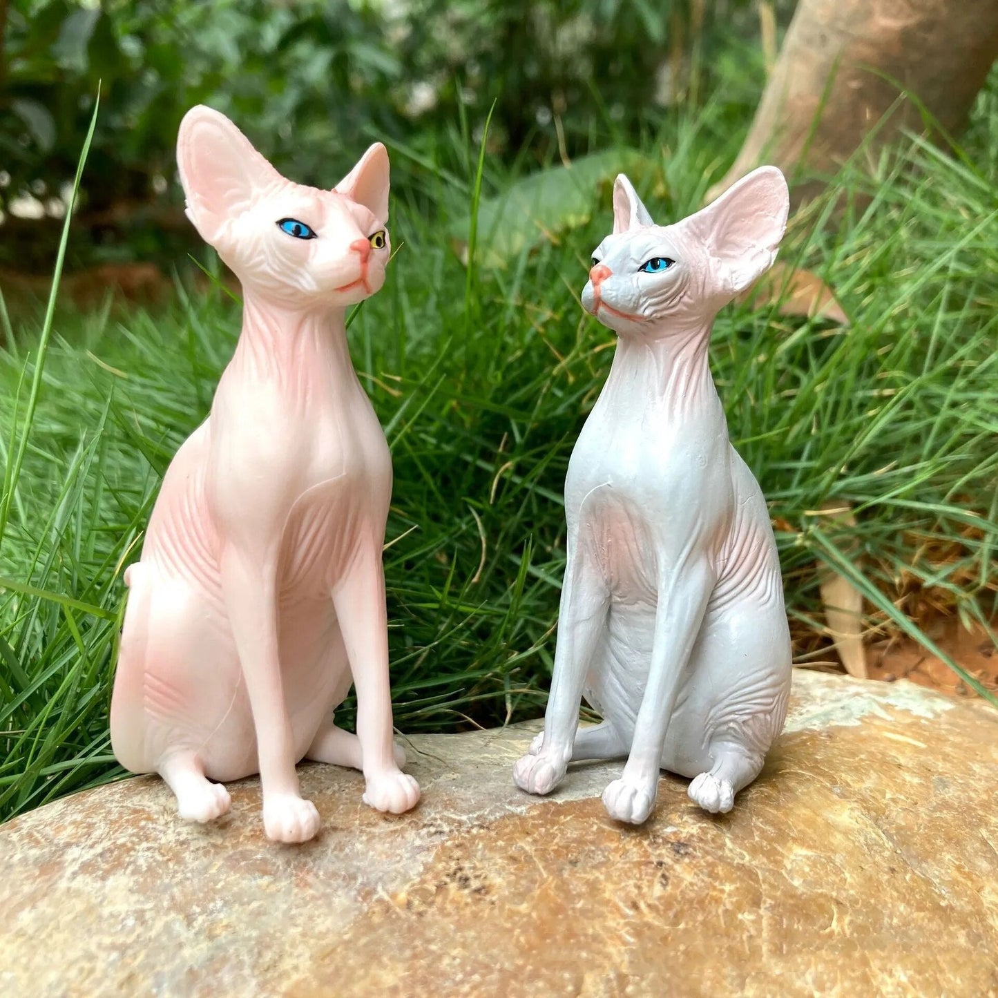 Modern Whisper Sphynx Cat Bord Dekor | Veska