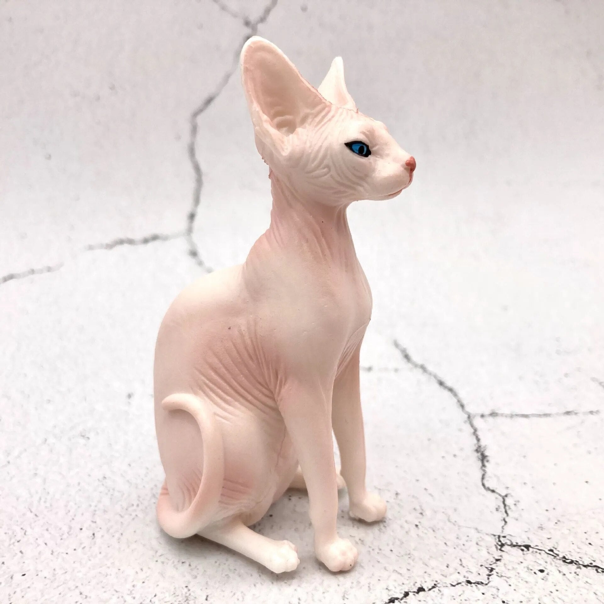 Modern Whisper Sphynx Cat Bord Dekor | Veska A-1