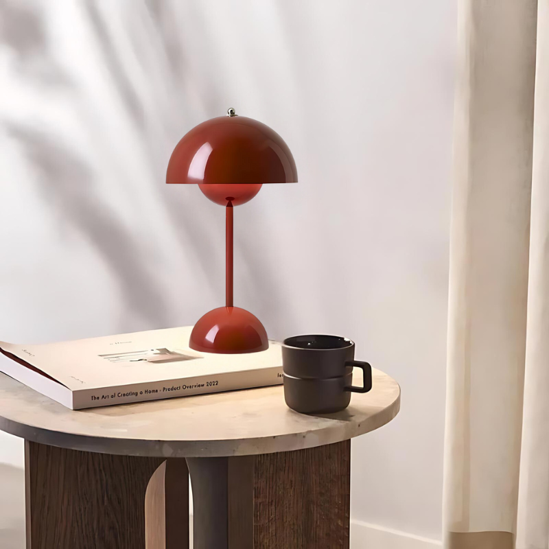 ModernLamp | Modern bordslampa i svampliknande design med touch-kontroll | Veska Rot