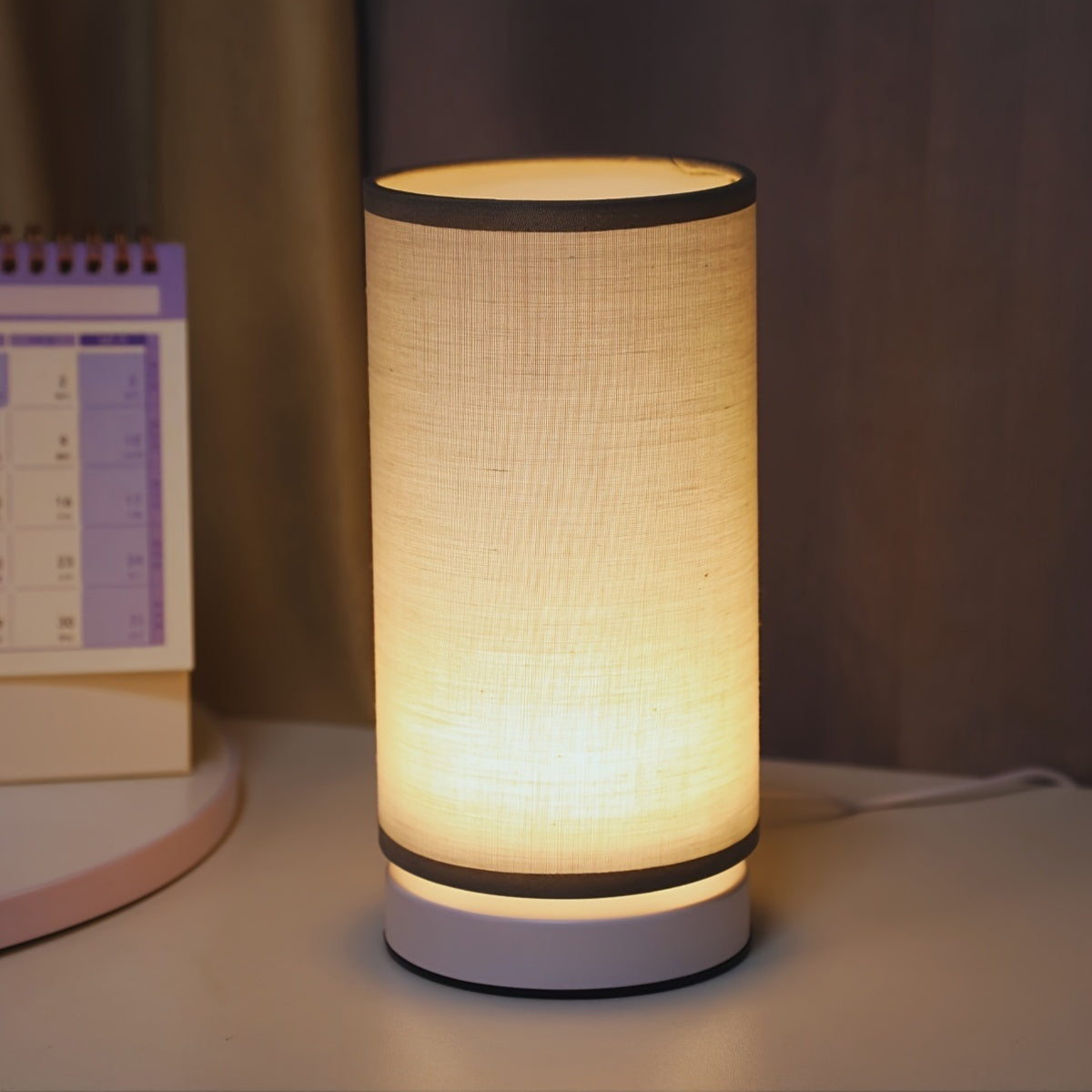 ModernLicht – Upplyst USB Bordslampa i Cylinder Veska