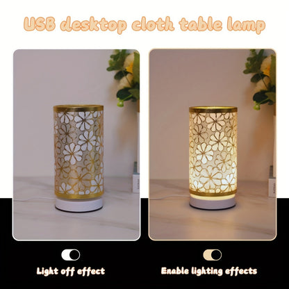 ModernLicht – Upplyst USB Bordslampa i Cylinder Veska