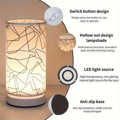 ModernLicht – Upplyst USB Bordslampa i Cylinder Veska