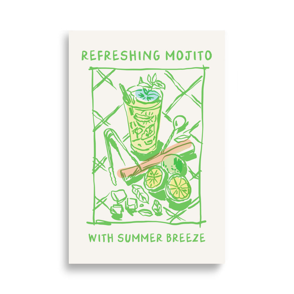 Mojito med Summer Breeze | Veska 61×91 cm