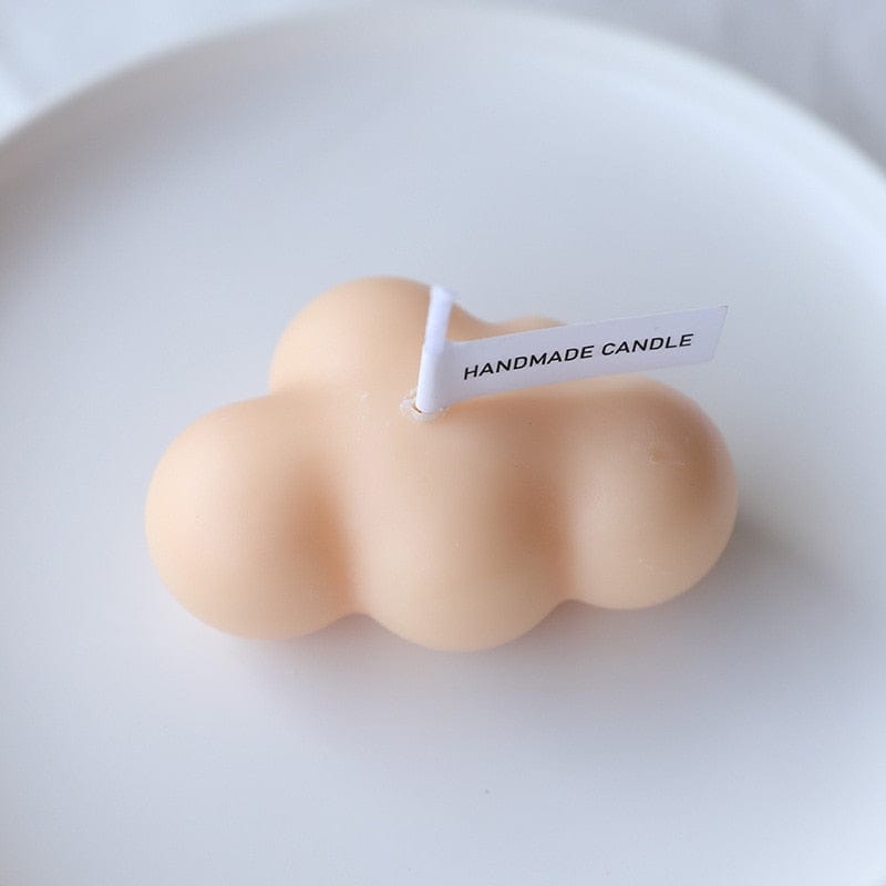 Molnformade Doftljus | Veska Beige