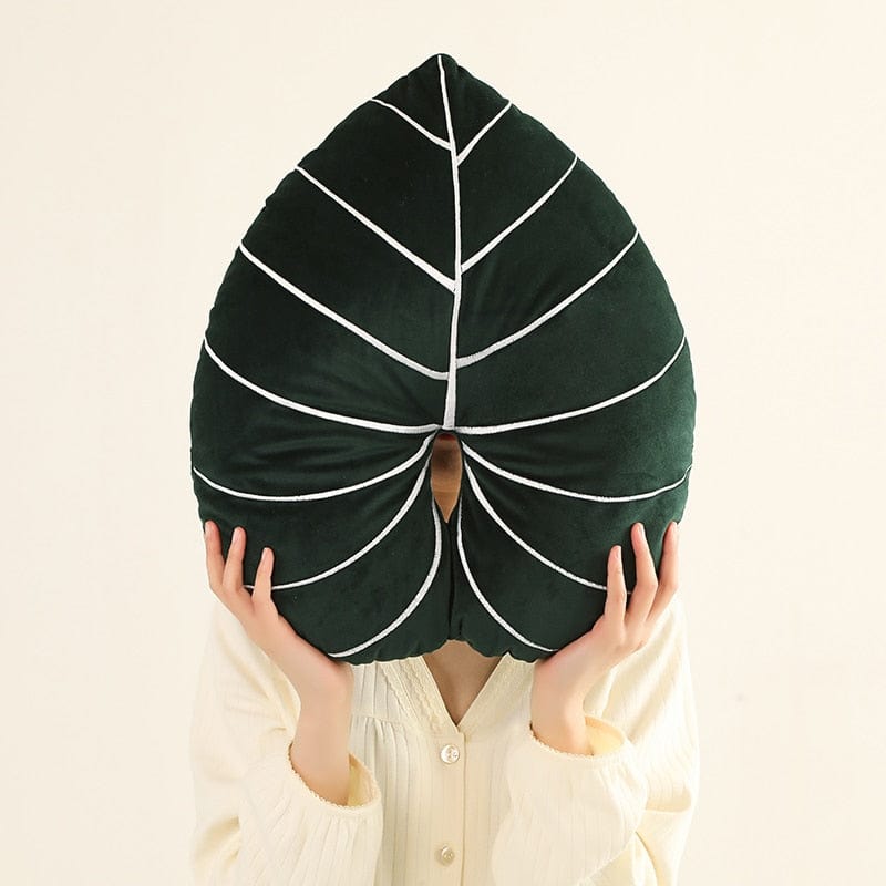 Monstera Leaf Plush Kudd | Veska