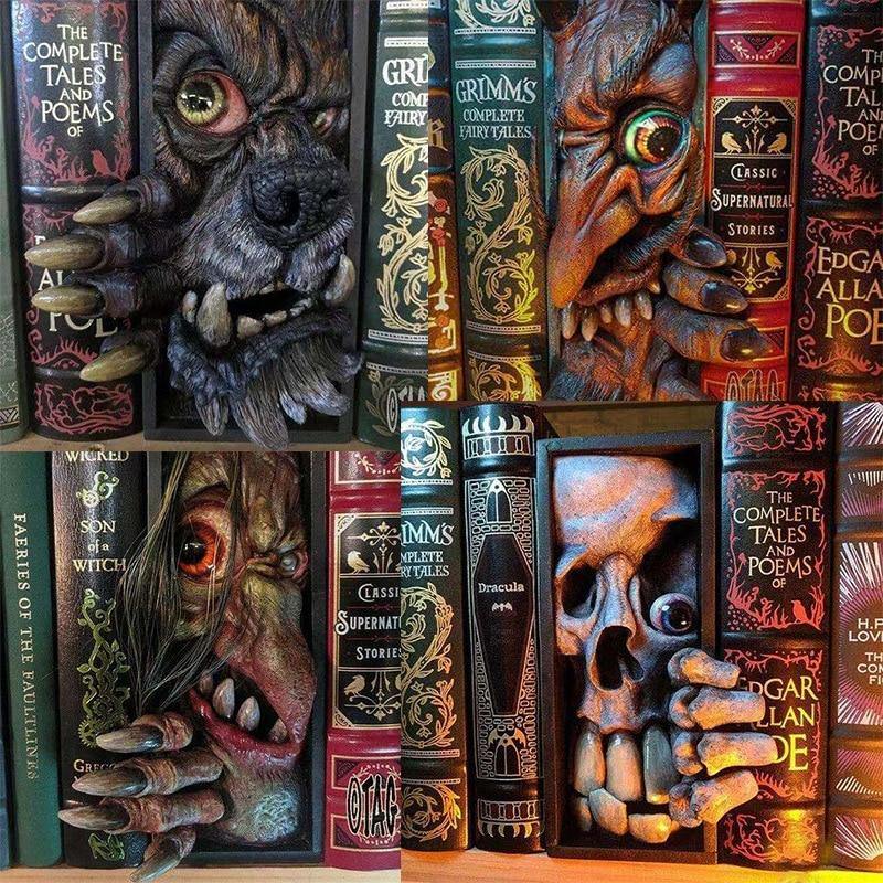 Monsterfiguriner Bokhylla Bokseparator | Veska