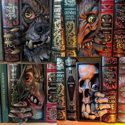 Monsterfiguriner Bokhylla Bokseparator | Veska