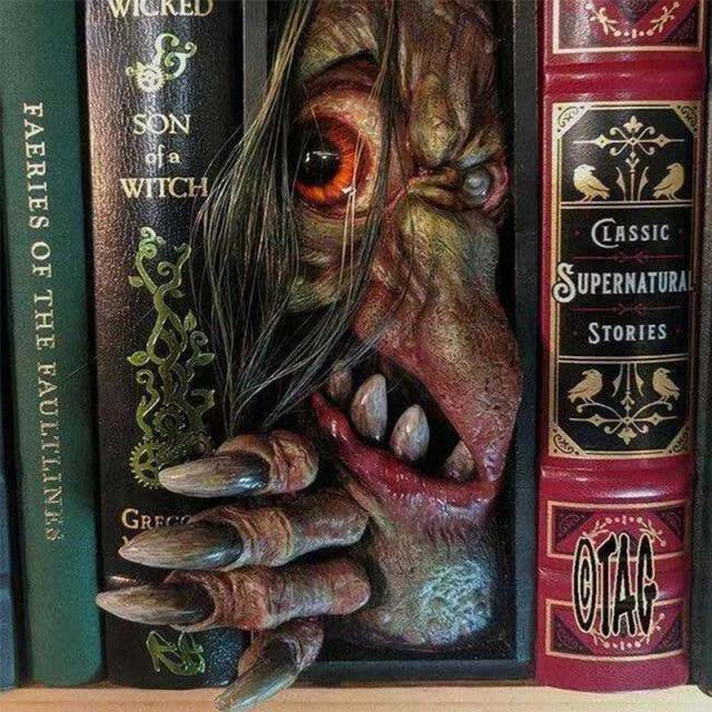 Monsterfiguriner Bokhylla Bokseparator | Veska B