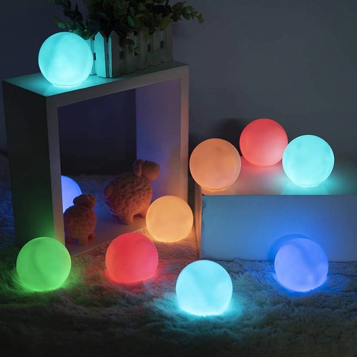 Moon Battery LED Inomhus & Utomhus Bordslampa | Veska