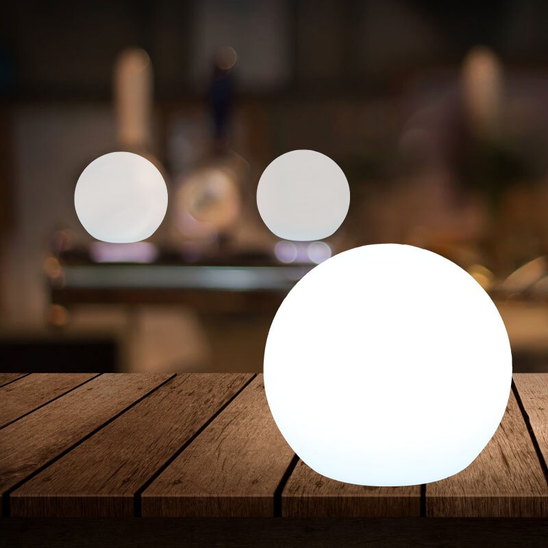 Moon Battery LED Inomhus & Utomhus Bordslampa | Veska 8"