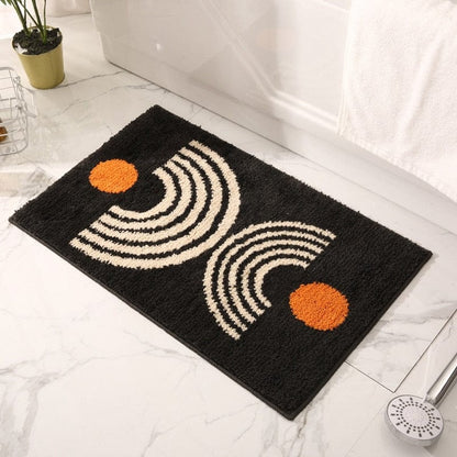 Moon Mid Century Badmat | Veska Svart