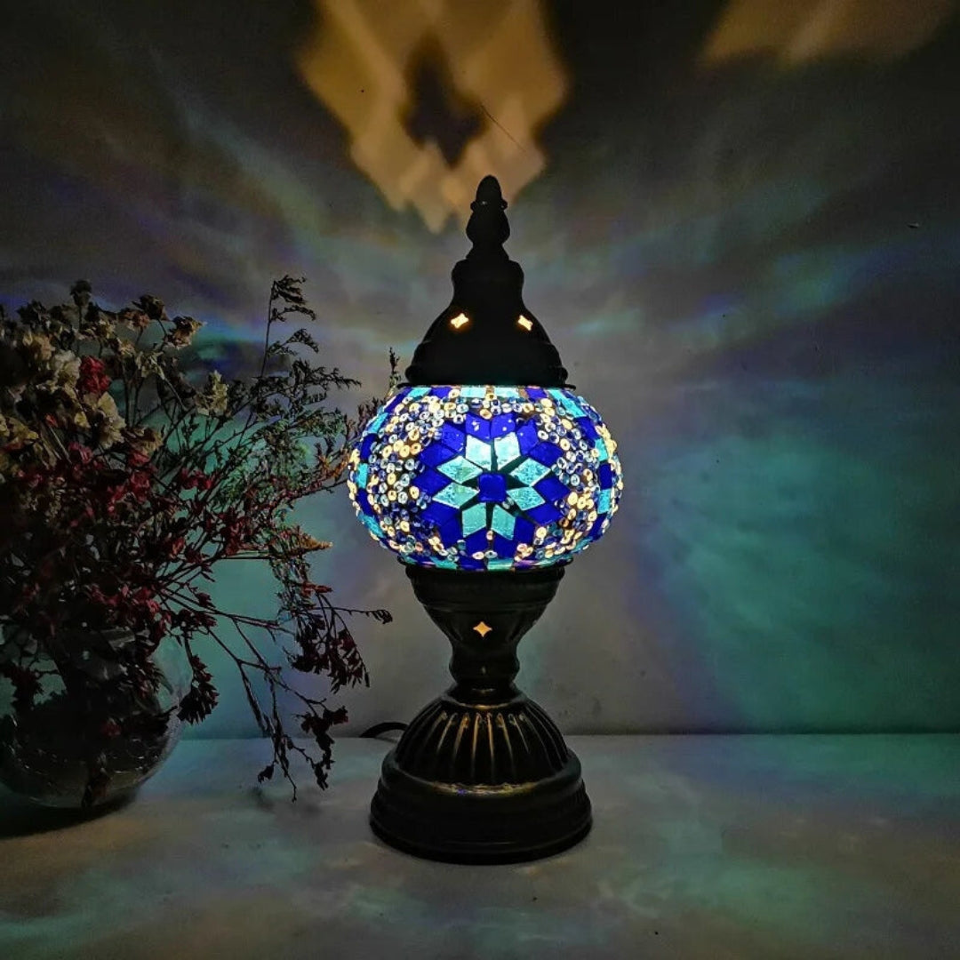Mosaic Färgglad Mönster Bordslampa Veska