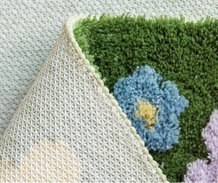 Moss och Blomsterträdgård Matta | Veska