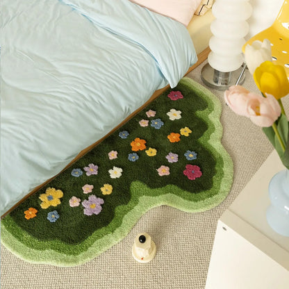 Moss och Blomsterträdgård Matta | Veska