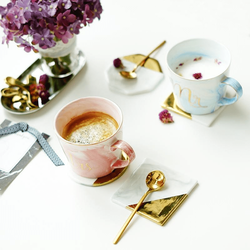 Mr och Mrs Marble Keramisk Mugg | Veska