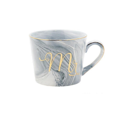 Mr och Mrs Marble Keramisk Mugg | Veska Mr Gray