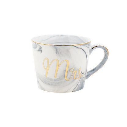 Mr och Mrs Marble Keramisk Mugg | Veska Mrs Gray