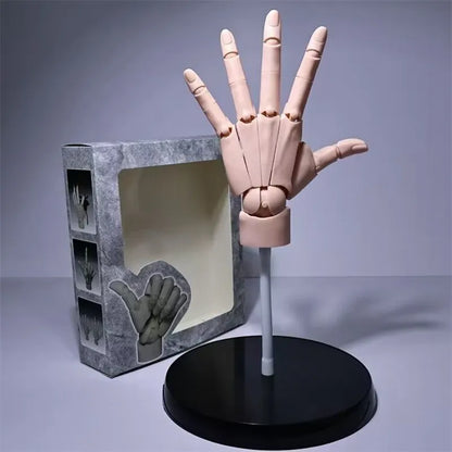 Multi-Pose Teckning Skulptur Konst Hand Modell | Veska Vänster-hands-hud