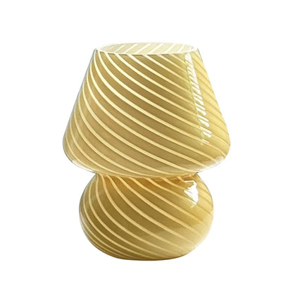 Murano Glass Table Lamp - Elegant och Unik | Veska Gul