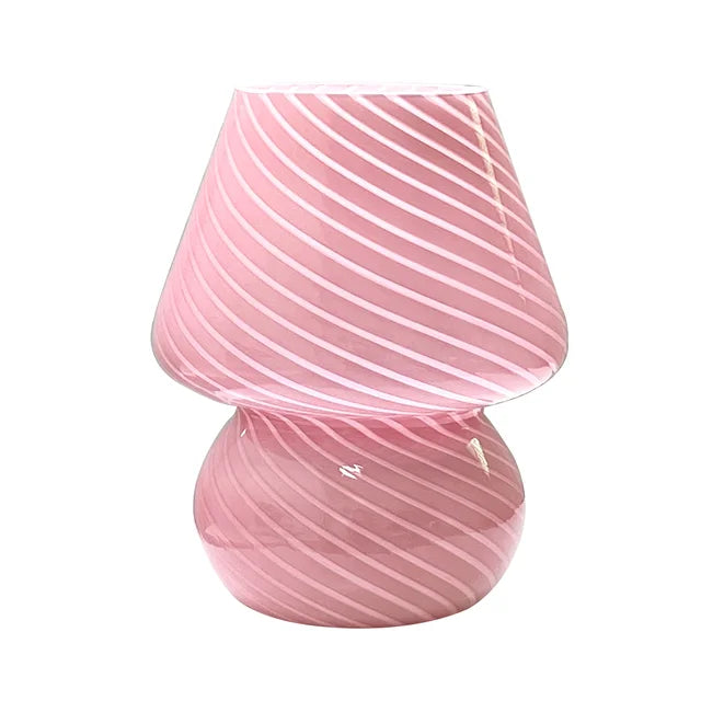 Murano Glass Table Lamp - Elegant och Unik | Veska Rosa