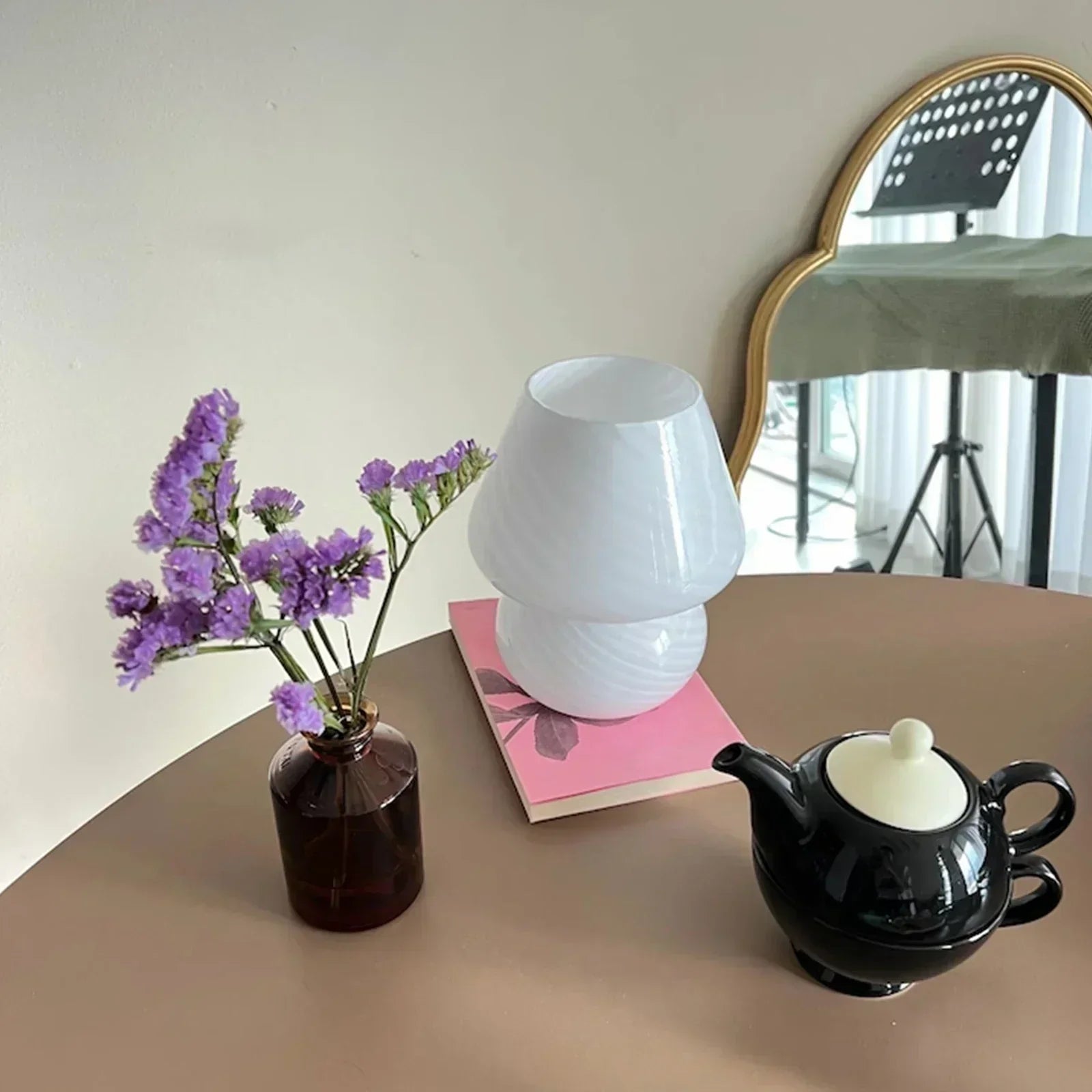 Murano Glass Table Lamp - Elegant och Unik | Veska