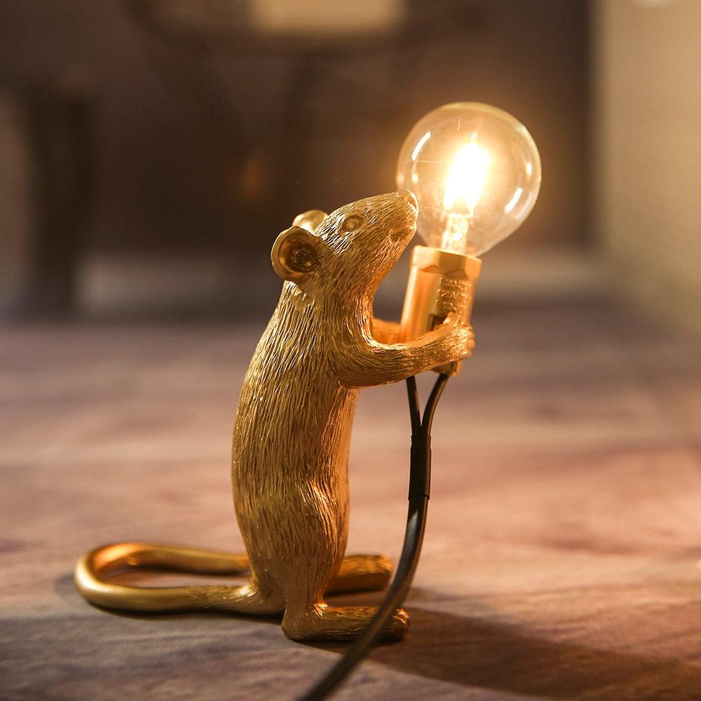 Musbordslampa | Veska Guld Station