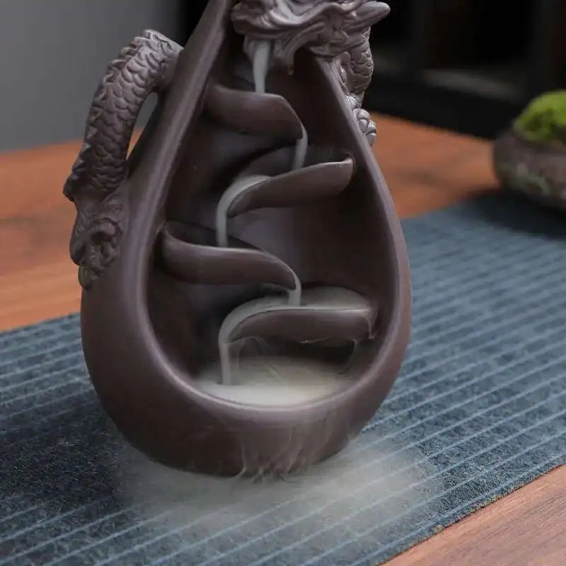 Mystic Dragon Backflow Rökelsebrännare | Veska