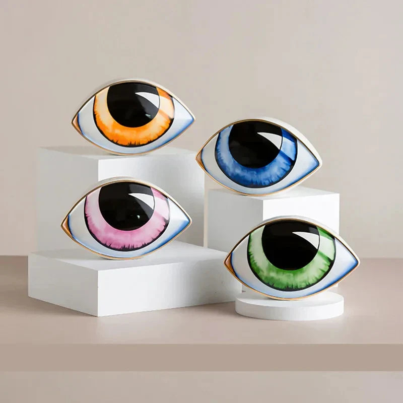 Mystic Eye Skulptur Keramisk Heminredning | Veska
