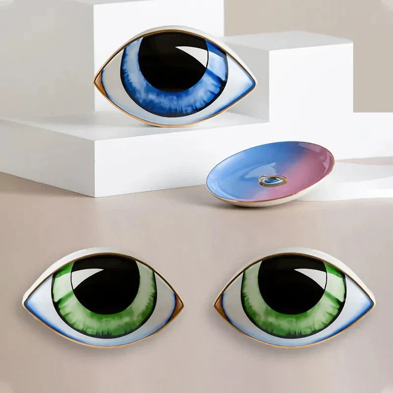 Mystic Eye Skulptur Keramisk Heminredning | Veska