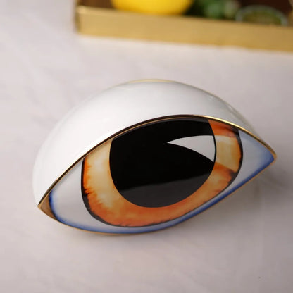 Mystic Eye Skulptur Keramisk Heminredning | Veska