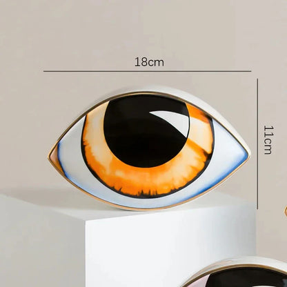 Mystic Eye Skulptur Keramisk Heminredning | Veska