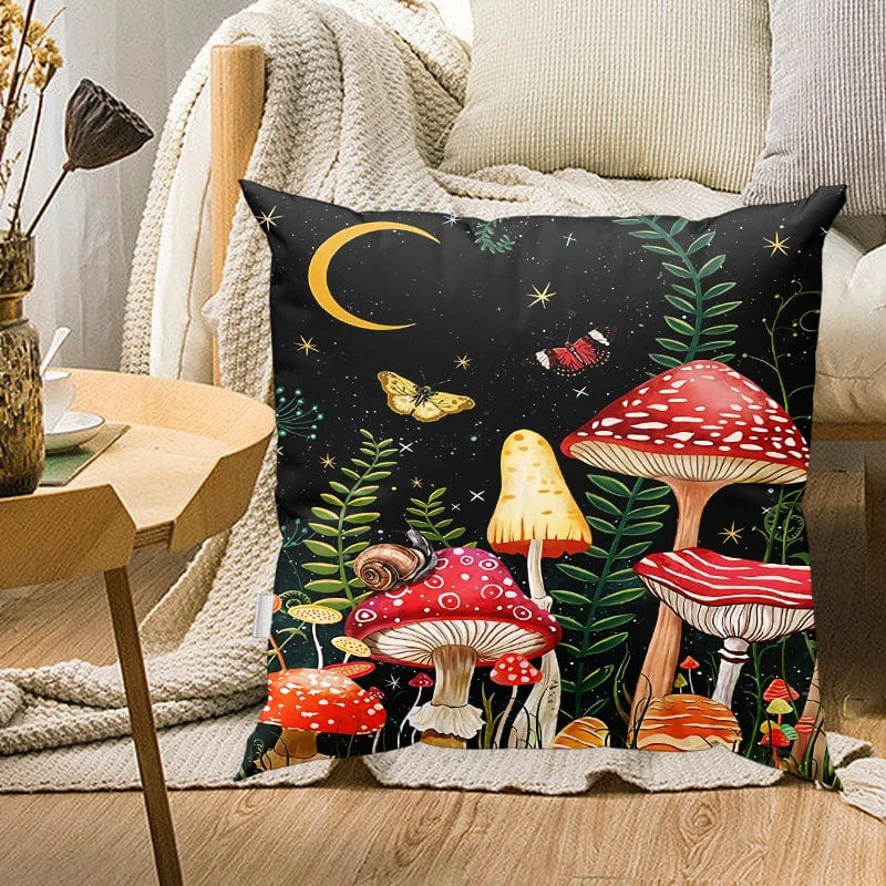 Mystic Mushrooms Kuddöverdrag | Veska