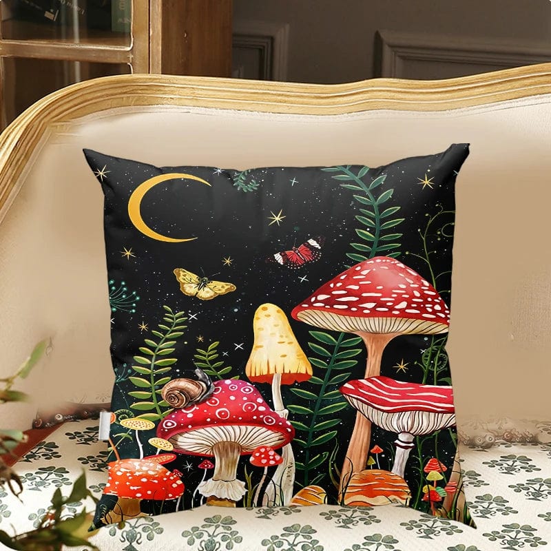 Mystic Mushrooms Kuddöverdrag | Veska
