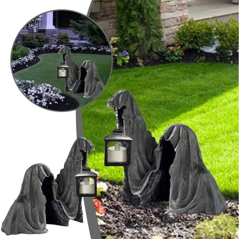 Mystic Silhouettes Ground Halloween Dekor Lamp | Veska