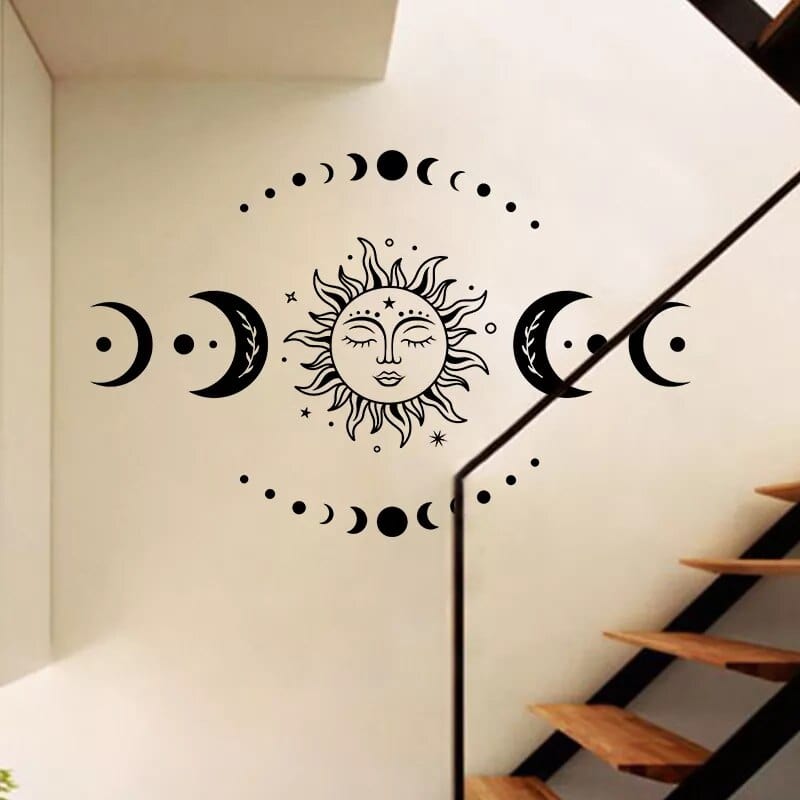 Mystiska Sol- och Månstickers | Veska