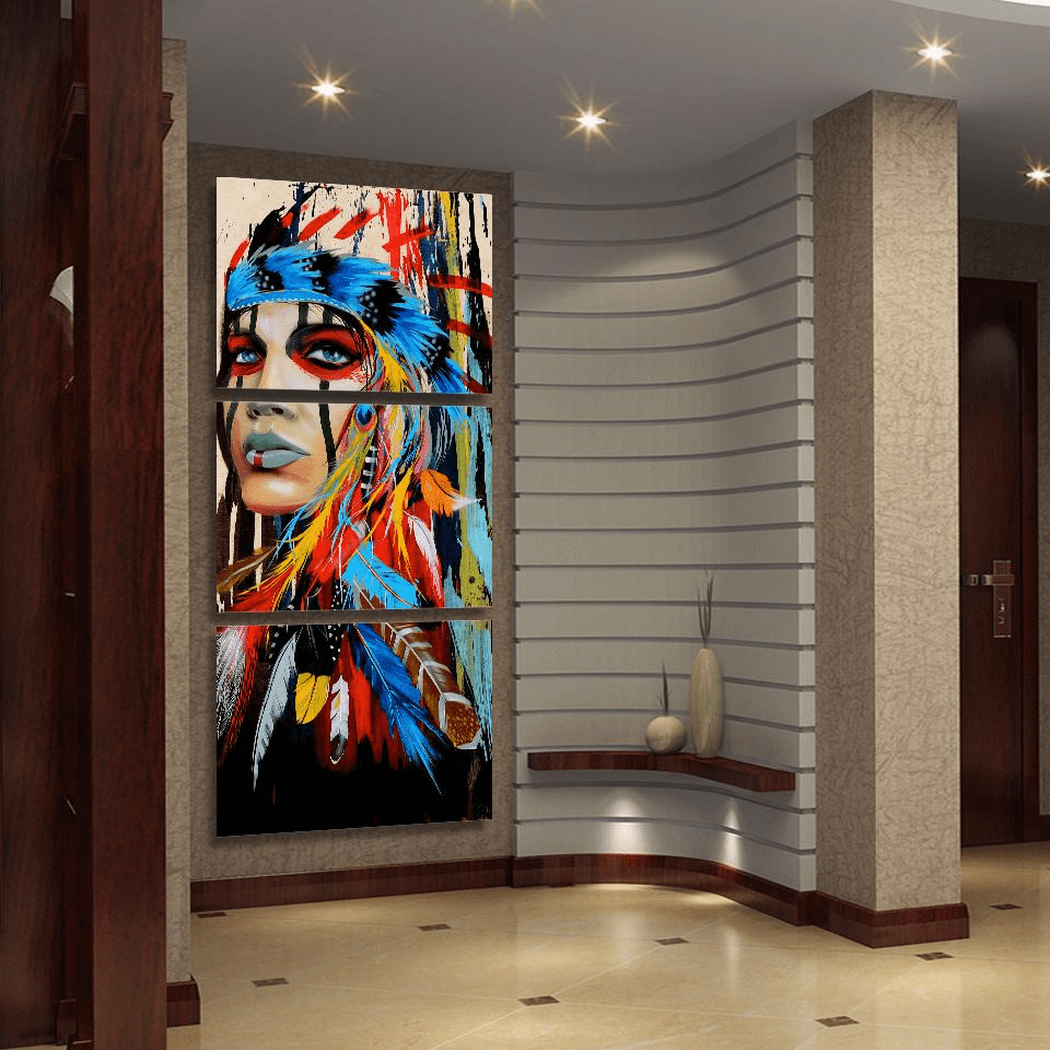 Native American Canvas Art | Veska