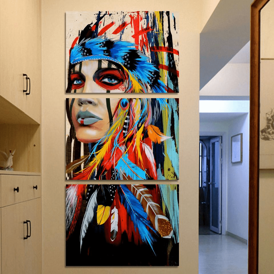 Native American Canvas Art | Veska