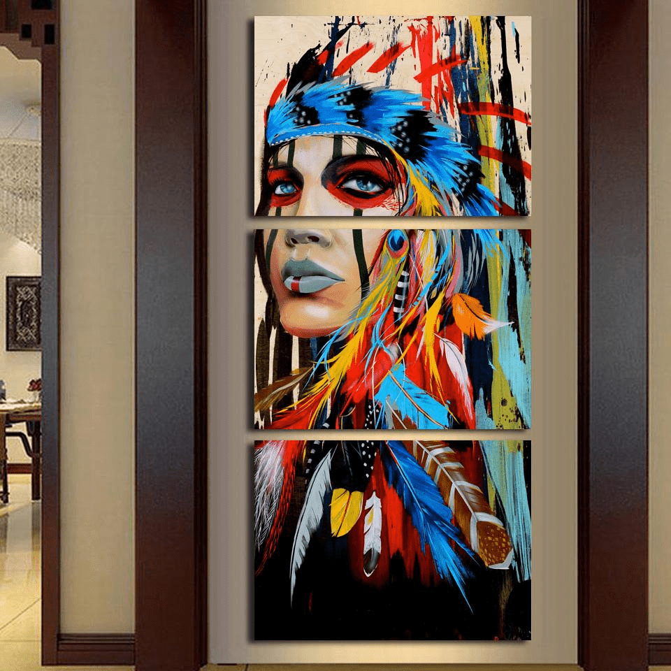 Native American Canvas Art | Veska