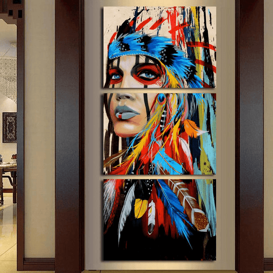 Native American Canvas Art | Veska