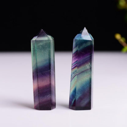 Naturlig Fluorite Läkande Kristall | Veska