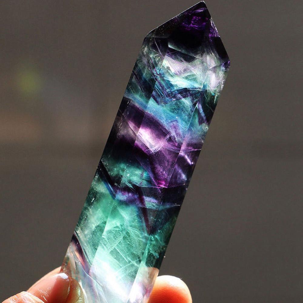 Naturlig Fluorite Läkande Kristall | Veska