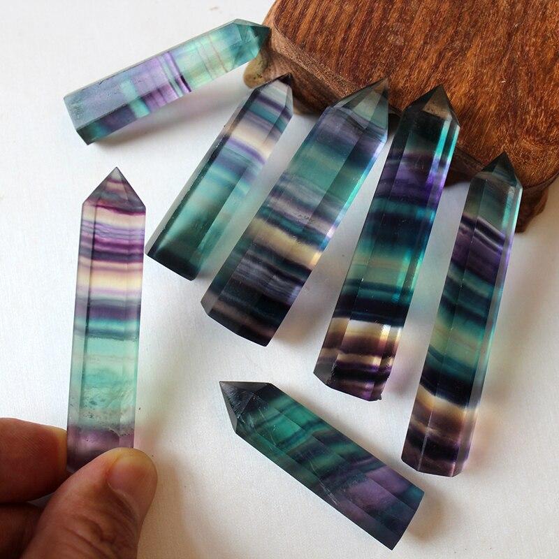 Naturlig Fluorite Läkande Kristall | Veska