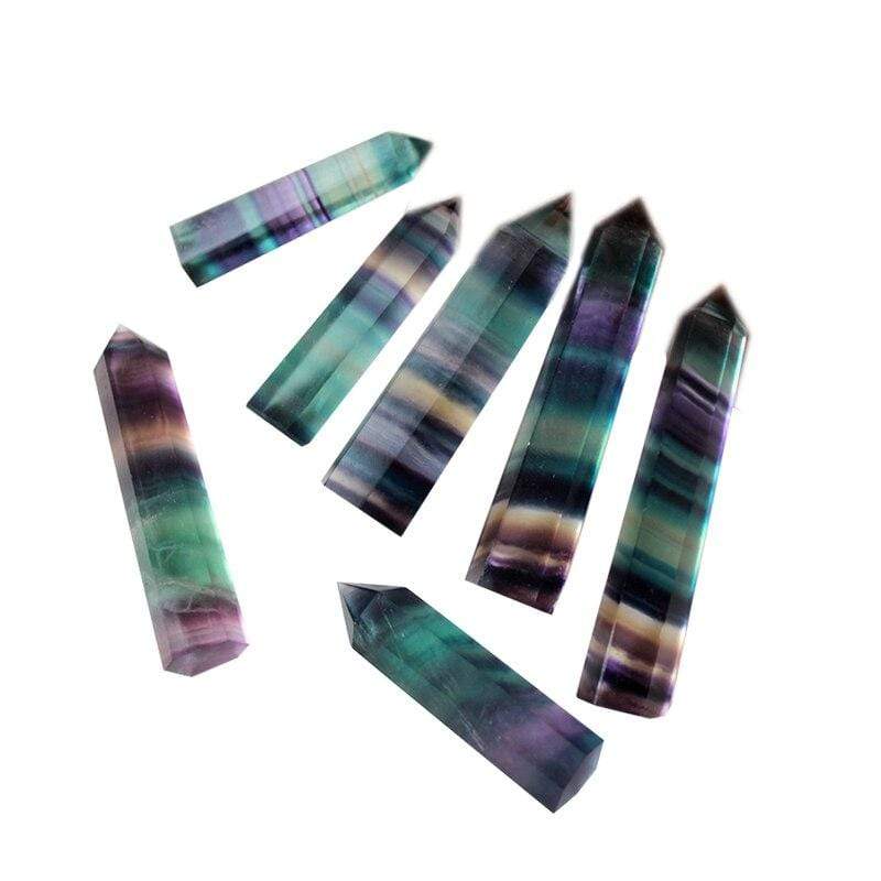 Naturlig Fluorite Läkande Kristall | Veska