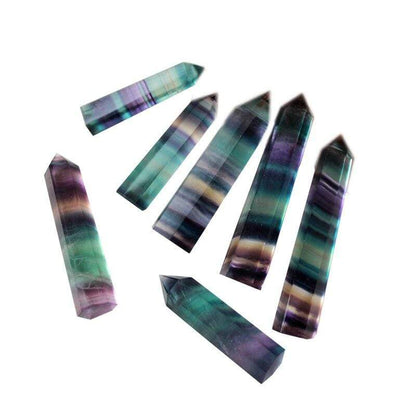 Naturlig Fluorite Läkande Kristall | Veska