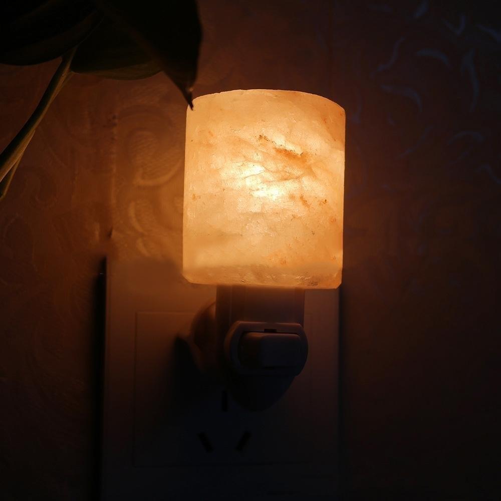 Naturlig Kristall Himalaya Salt Nattlampa | Veska