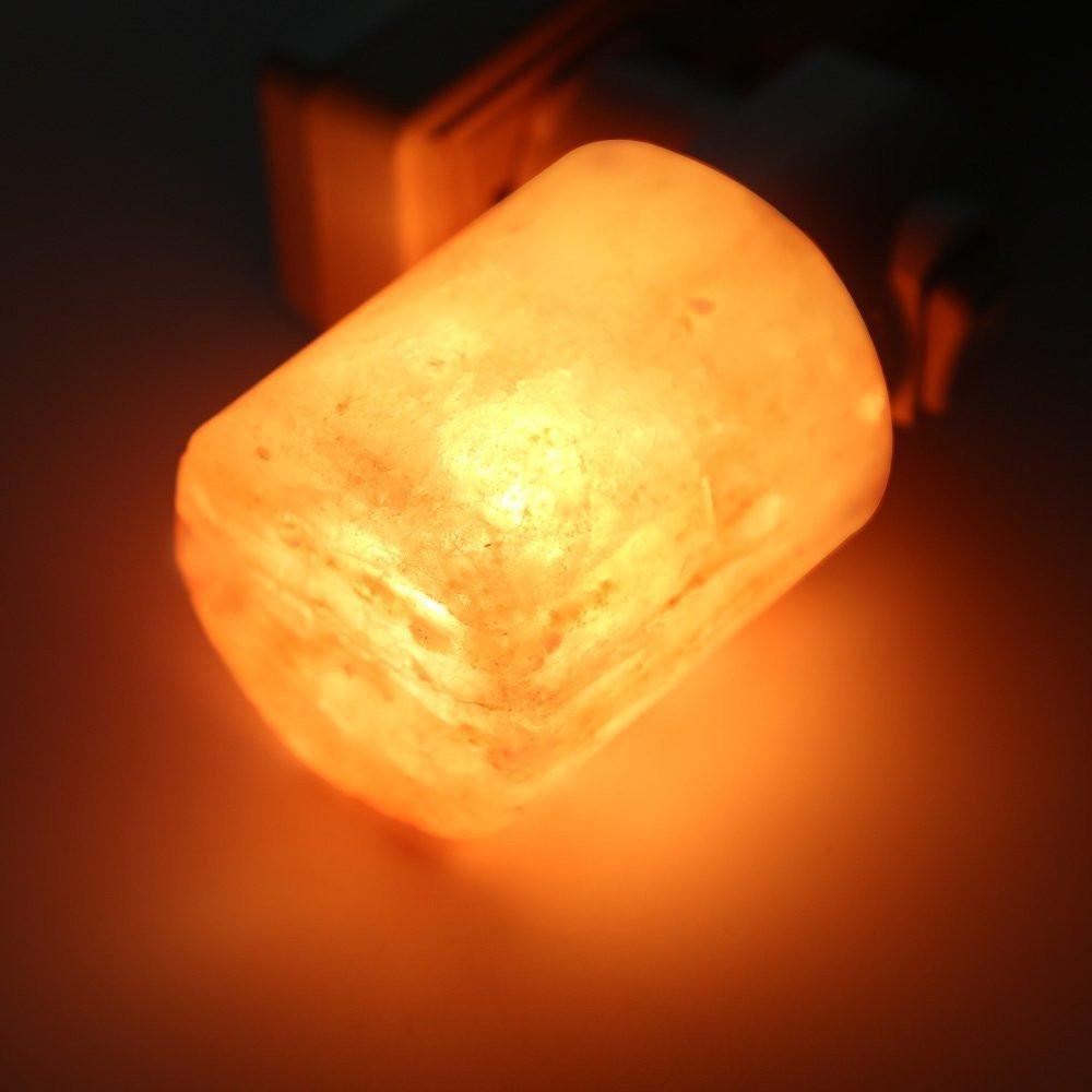 Naturlig Kristall Himalaya Salt Nattlampa | Veska