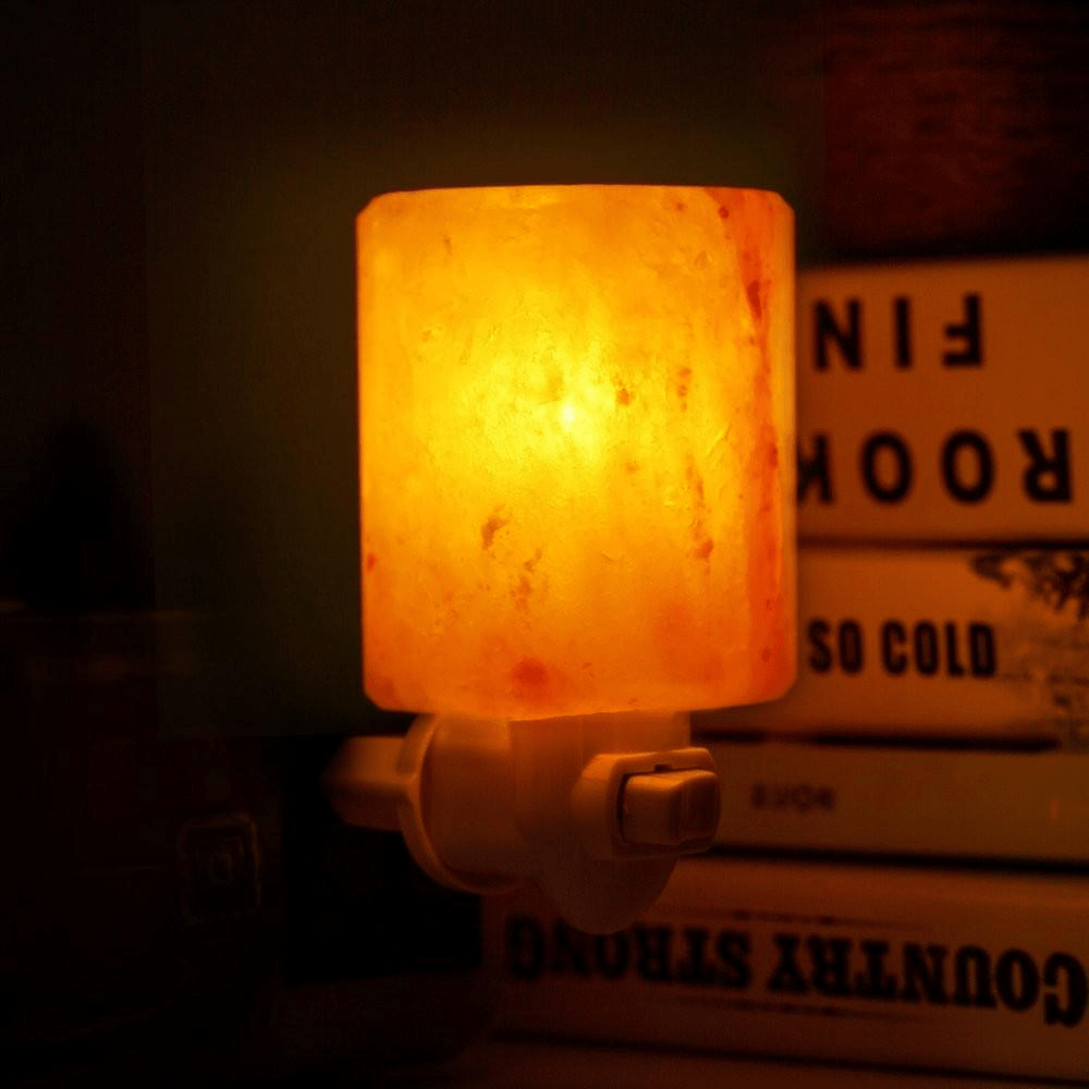 Naturlig Kristall Himalaya Salt Nattlampa | Veska