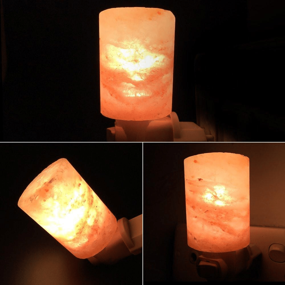 Naturlig Kristall Himalaya Salt Nattlampa | Veska