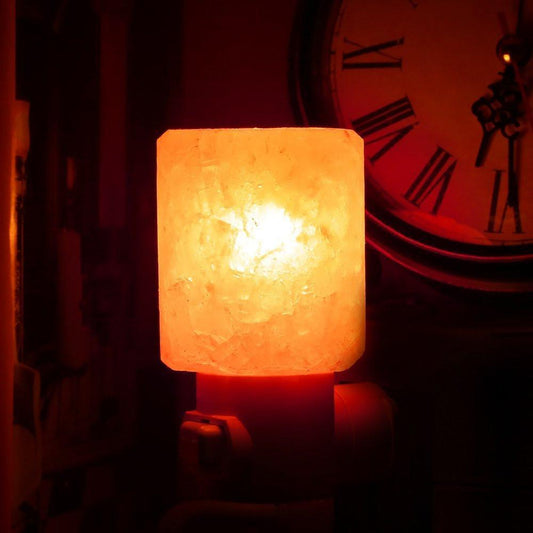 Naturlig Kristall Himalaya Salt Nattlampa | Veska